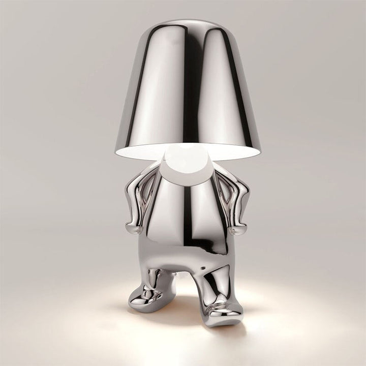 MisterLume: Lampada da Tavolo Moderna a Batteria – Illuminazione LED Ricaricabile per la Casa