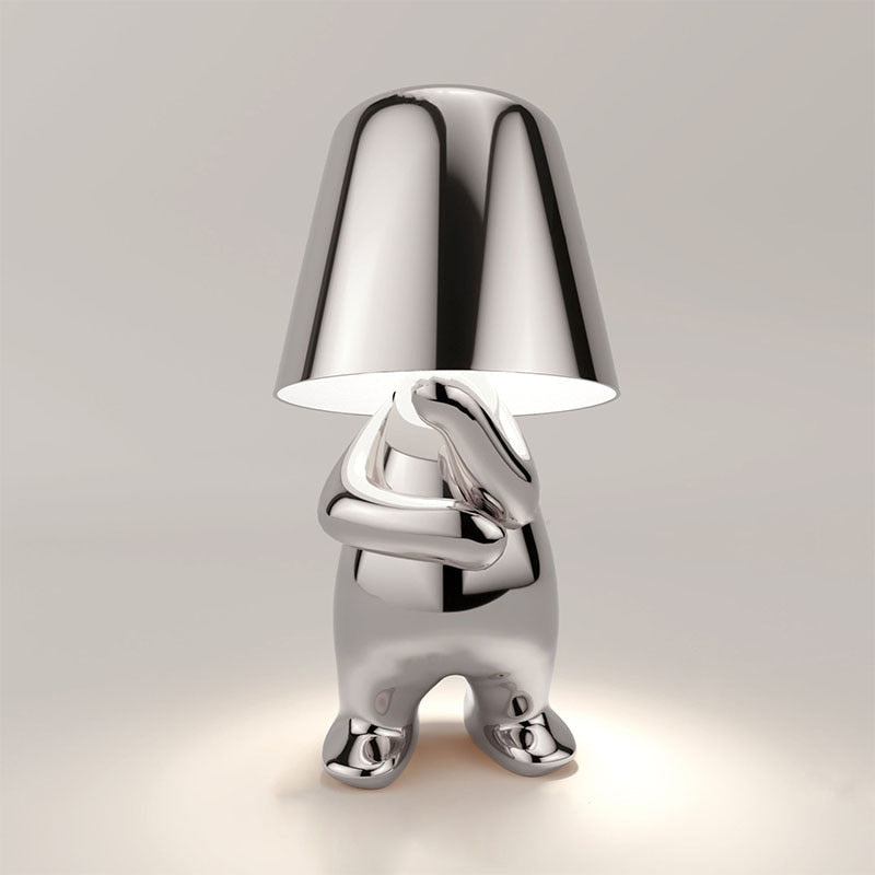 MisterLume: Lampada da Tavolo Moderna a Batteria – Illuminazione LED Ricaricabile per la Casa