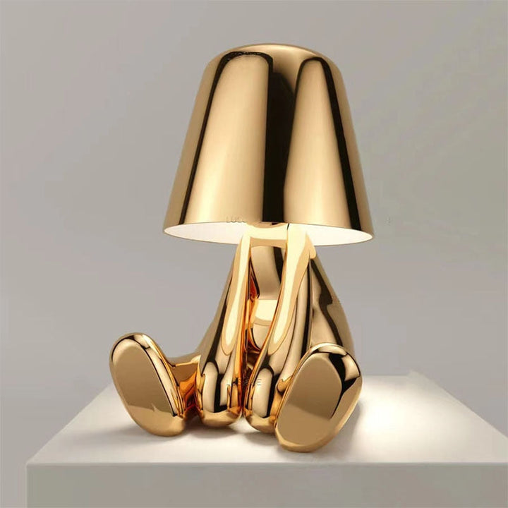 MisterLume: Lampada da Tavolo Moderna a Batteria – Illuminazione LED Ricaricabile per la Casa