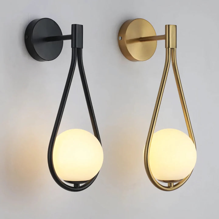 Lampada da parete nordica moderna