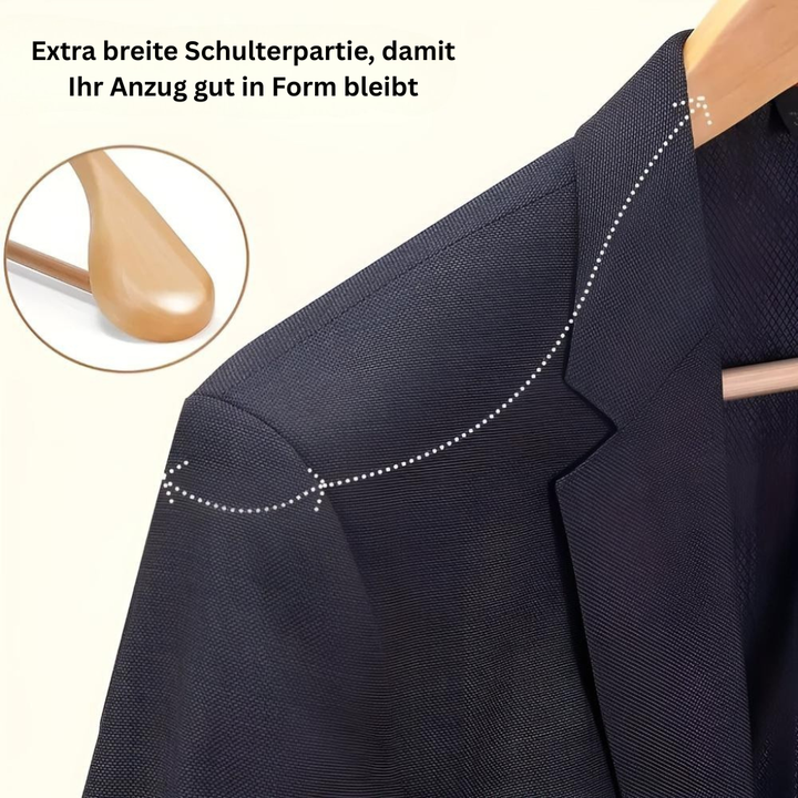 ModusAkzent: Grucce in legno – eleganti, stabili e versatili per abiti, camicie e cappotti