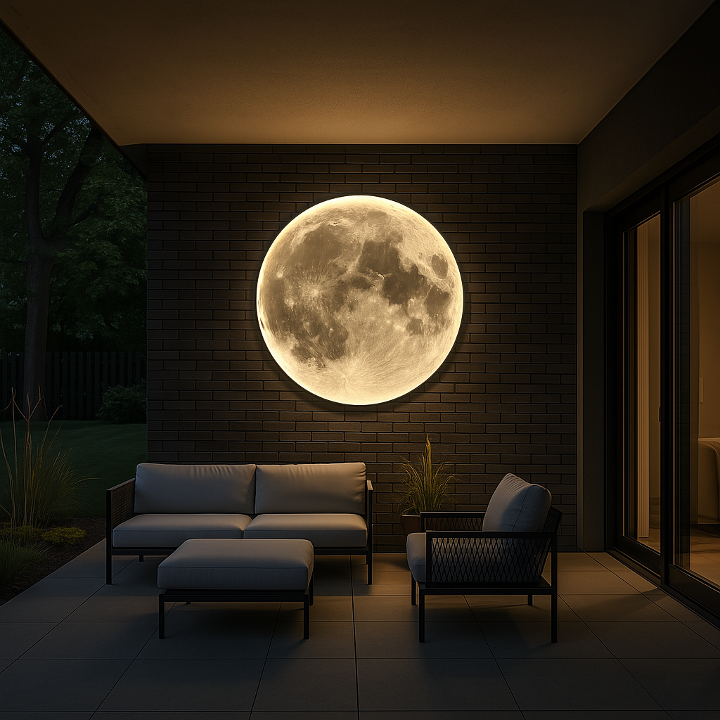 Moonara: Applique LED Luna – luce da parete decorativa e di design