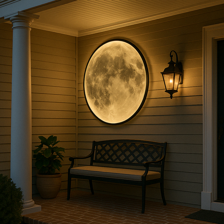 Moonara: Applique LED Luna – luce da parete decorativa e di design