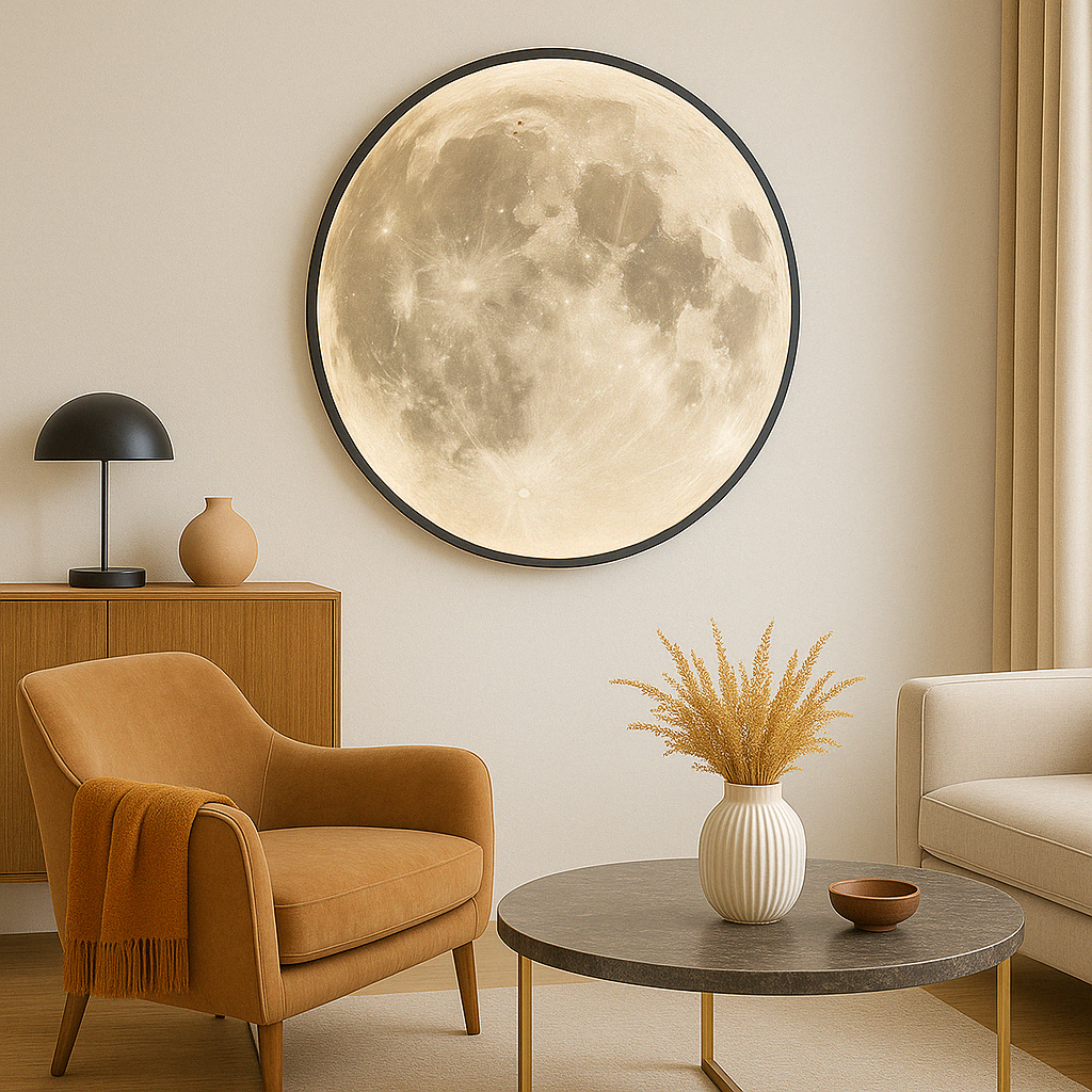 Moonara: Applique LED Luna – luce da parete decorativa e di design