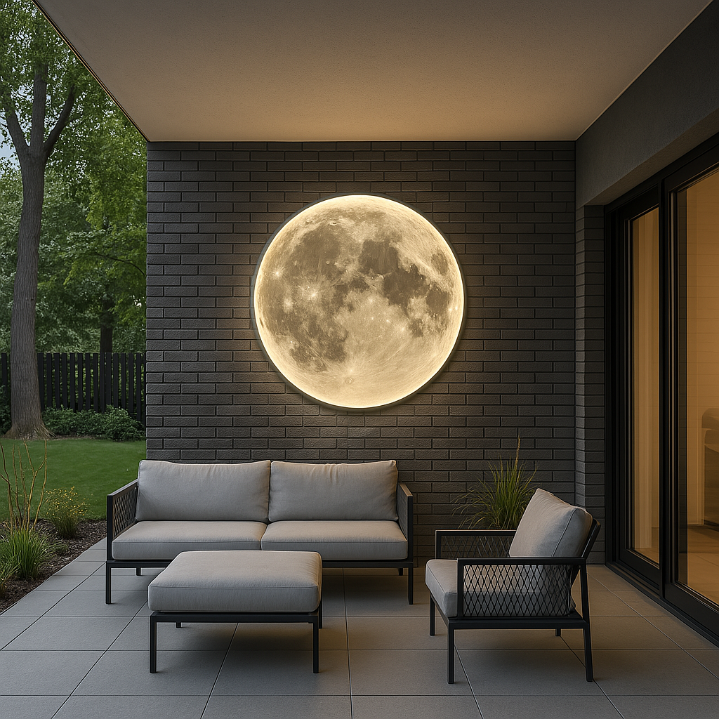Moonara: Applique LED Luna – luce da parete decorativa e di design