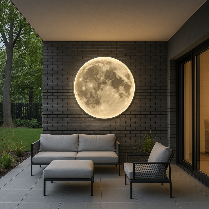 Moonara: Applique LED Luna – luce da parete decorativa e di design