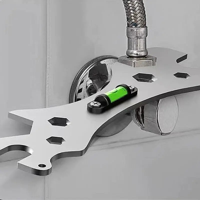 Chiave angolare multifunzionale | Acciaio inossidabile | Per dadi di rubinetto e spazi ristretti | Design antiscivolo