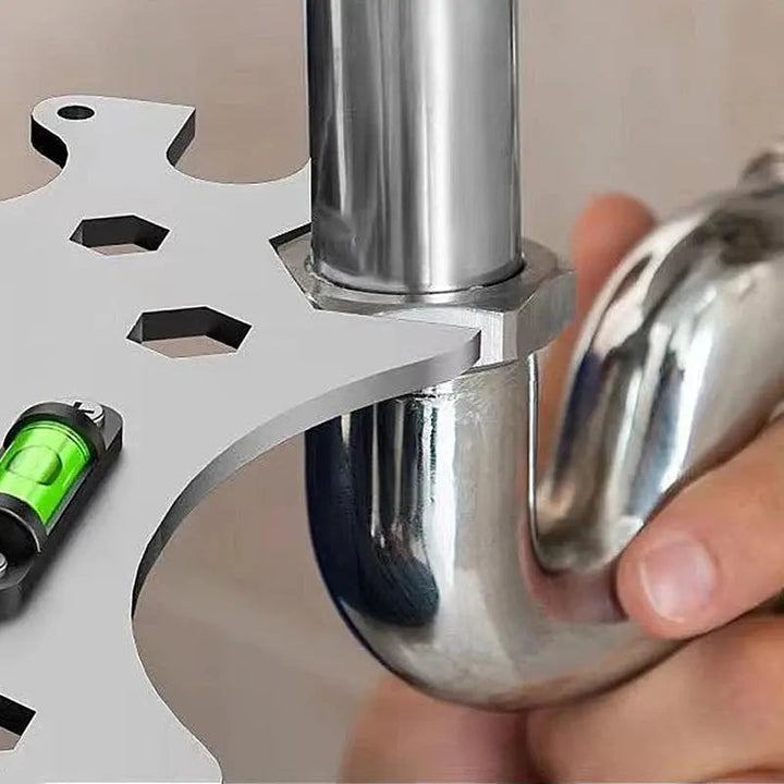 Chiave angolare multifunzionale | Acciaio inossidabile | Per dadi di rubinetto e spazi ristretti | Design antiscivolo