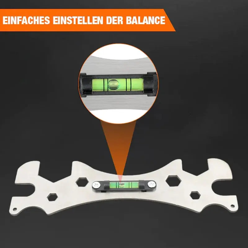 Chiave angolare multifunzionale | Acciaio inossidabile | Per dadi di rubinetto e spazi ristretti | Design antiscivolo