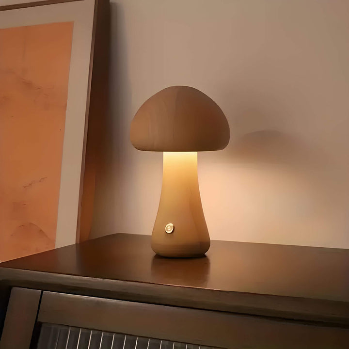 Mushglow: Lampada da tavolo senza fili