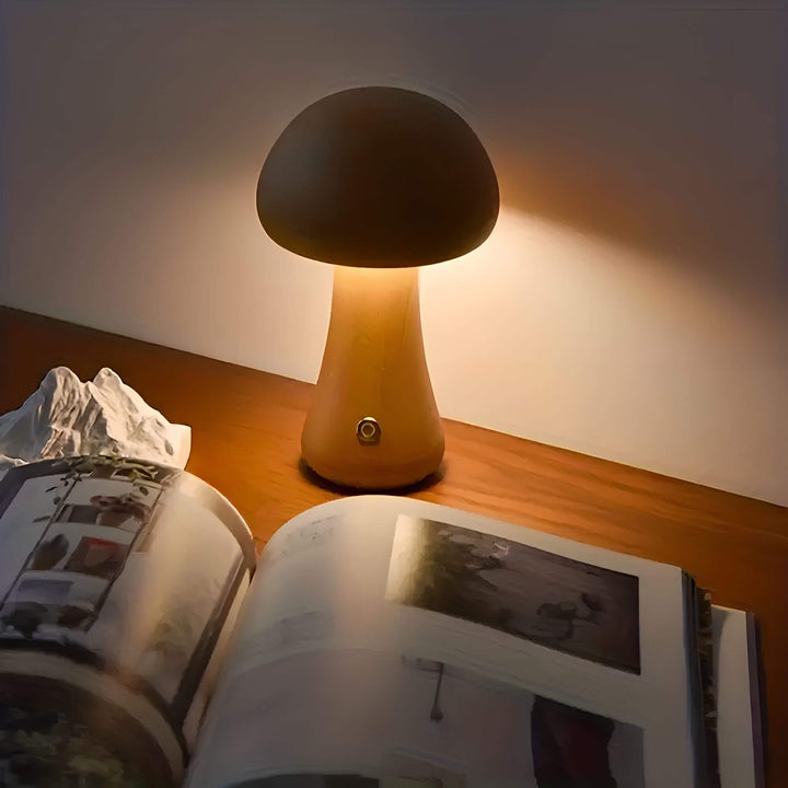 Mushglow: Lampada da tavolo senza fili