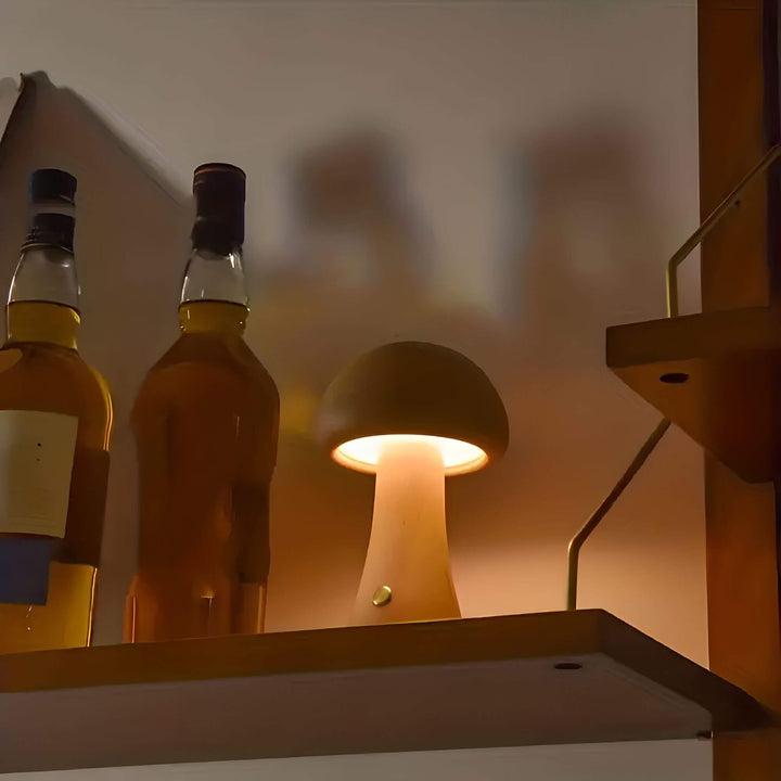 Mushglow: Lampada da tavolo senza fili