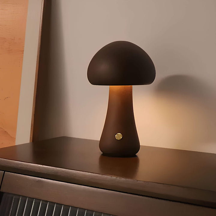 Mushglow: Lampada da tavolo senza fili