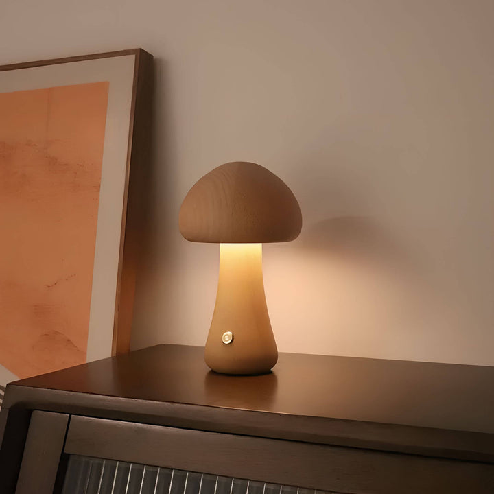 Mushglow: Lampada da tavolo senza fili