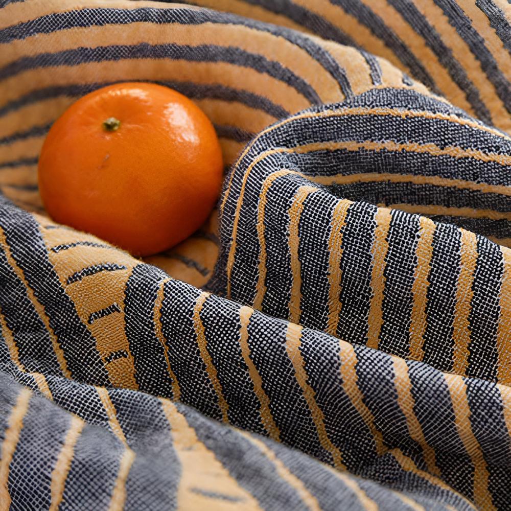 MuslinEleganz: Coperta in cotone reversibile in mussola a 4 strati – per camera da letto e soggiorno