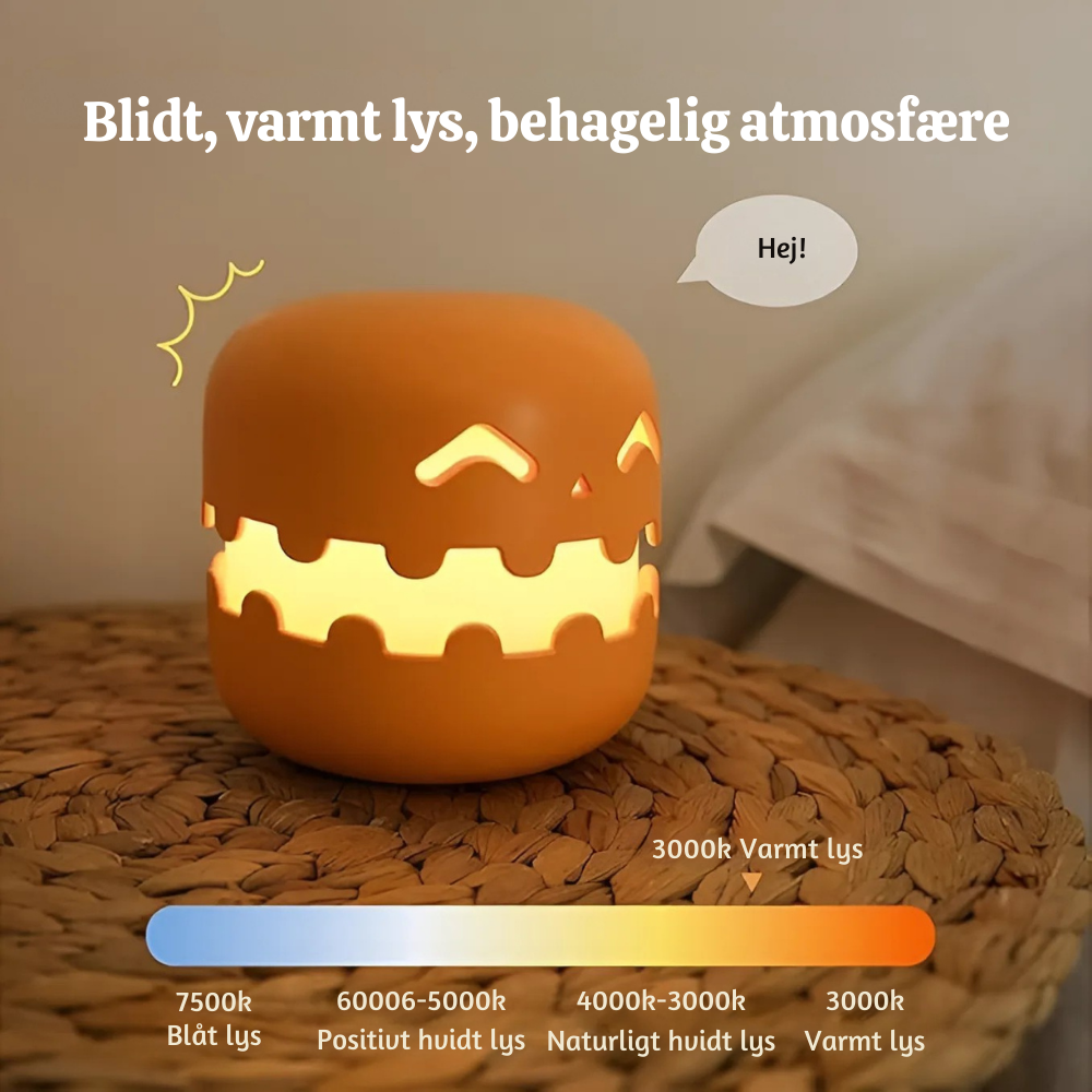 MysticGourd™ – Lampada Zucca Sorridente Ricaricabile