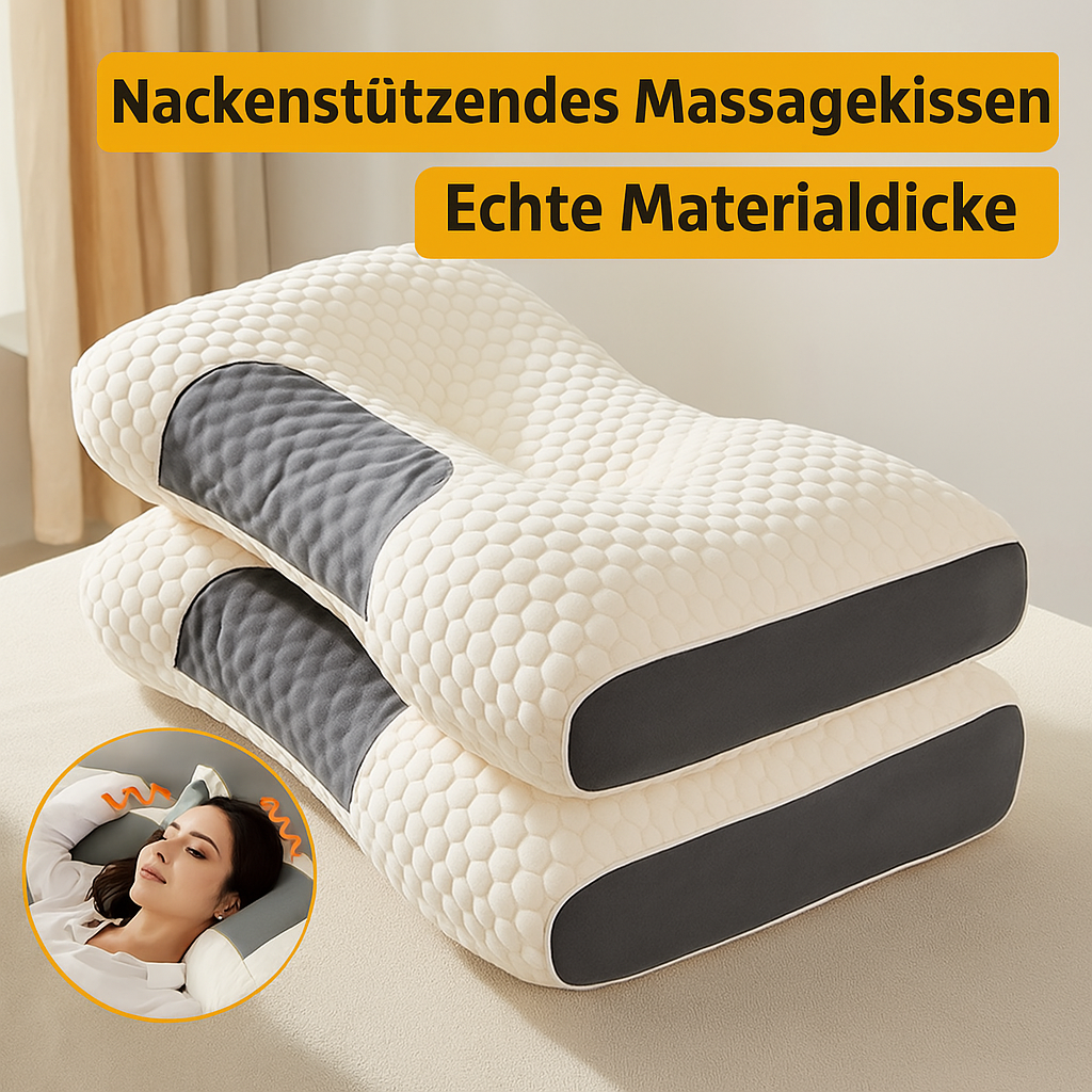 NackenRuhe: Cuscino da letto ortopedico – Memory Foam e supporto ergonomico per una postura sana durante il sonno