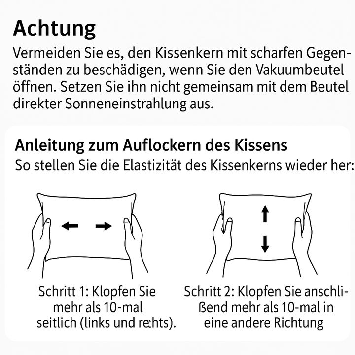 NackenRuhe: Cuscino da letto ortopedico – Memory Foam e supporto ergonomico per una postura sana durante il sonno