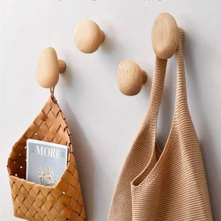 NaturAkzent: Ganci per abiti in look ciottolo – minimalisti, durevoli e stilosi per corridoio e soggiorno