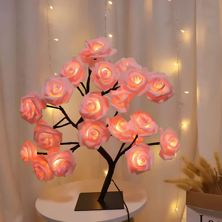NaturGlanz: Incantevole Lampada da Tavolo a Forma di Albero – Luce LED Calda per Soggiorno e Camera da Letto