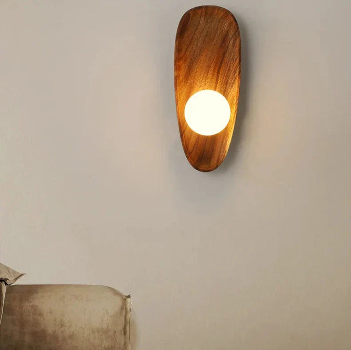 NaturGlanz: Applique in legno – Luce calda per soggiorno e camera da letto