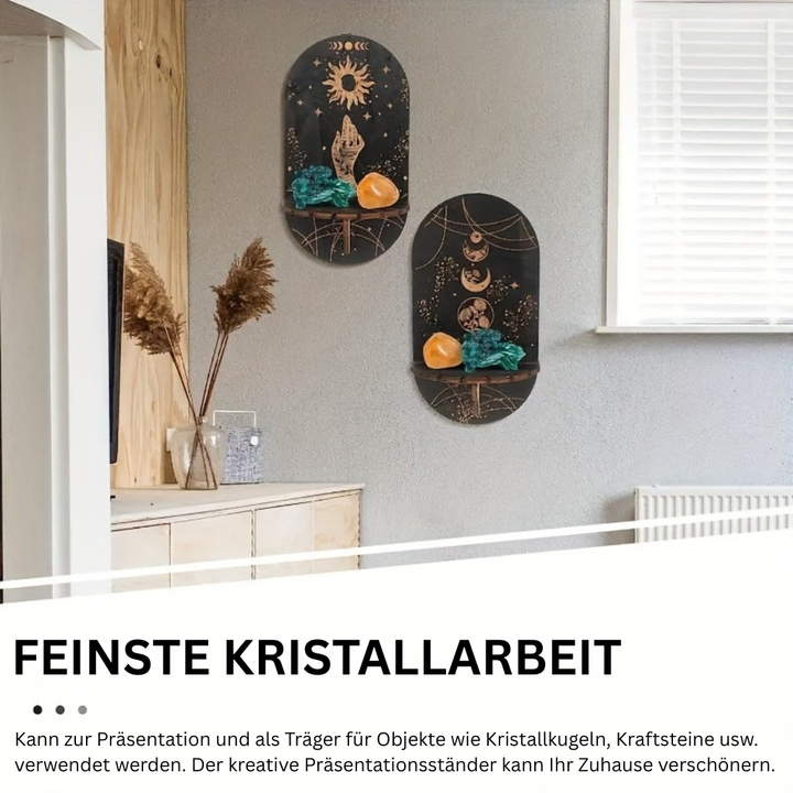 NaturKristall: Mensole in legno – robuste, decorative e versatili in stile Boho per piante e decorazioni
