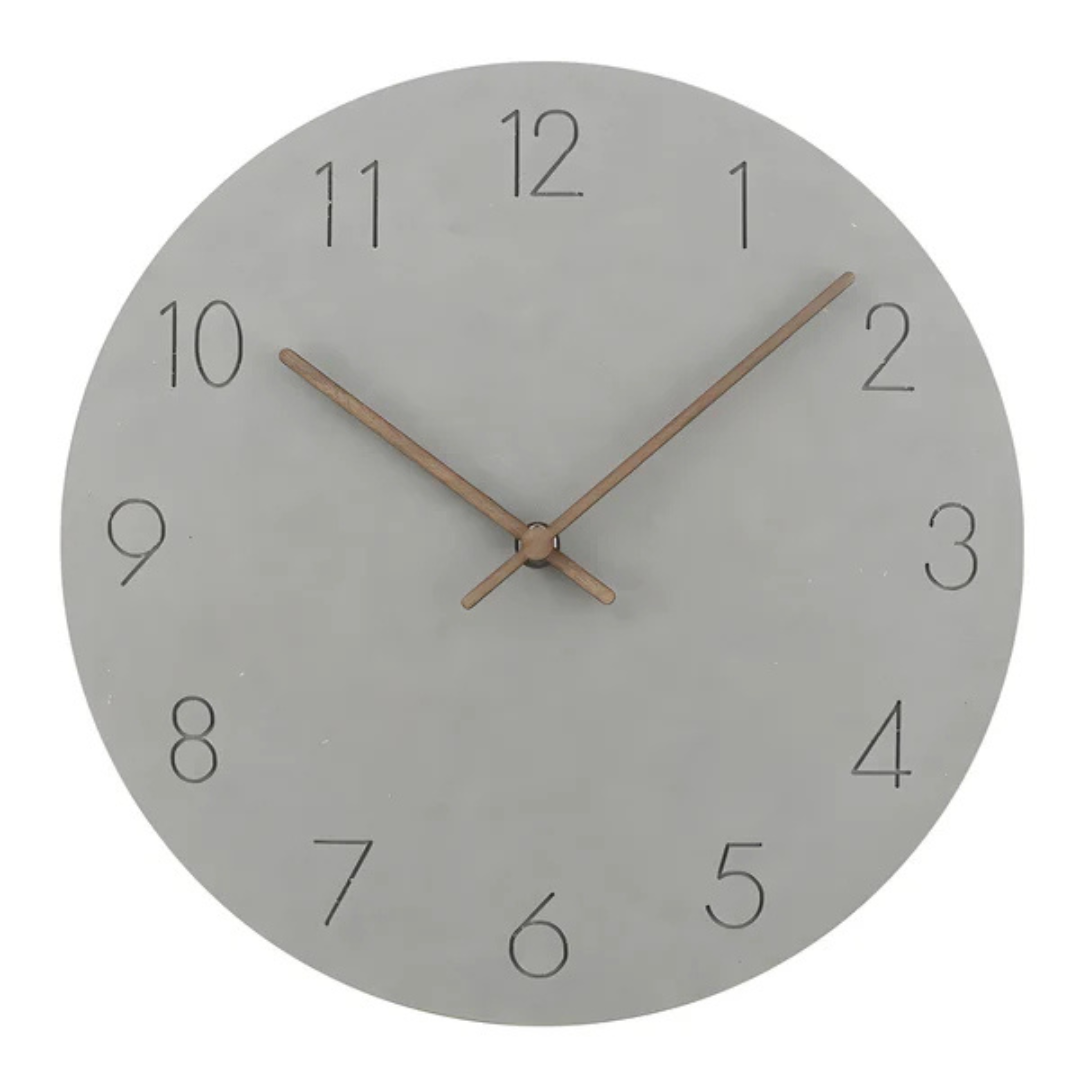 NaturTakt: Orologio da parete in legno elegante e silenzioso – per camera da letto e ufficio