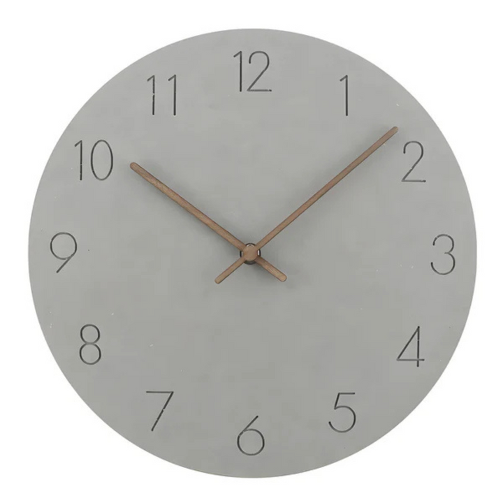 NaturTakt: Orologio da parete in legno elegante e silenzioso – per camera da letto e ufficio