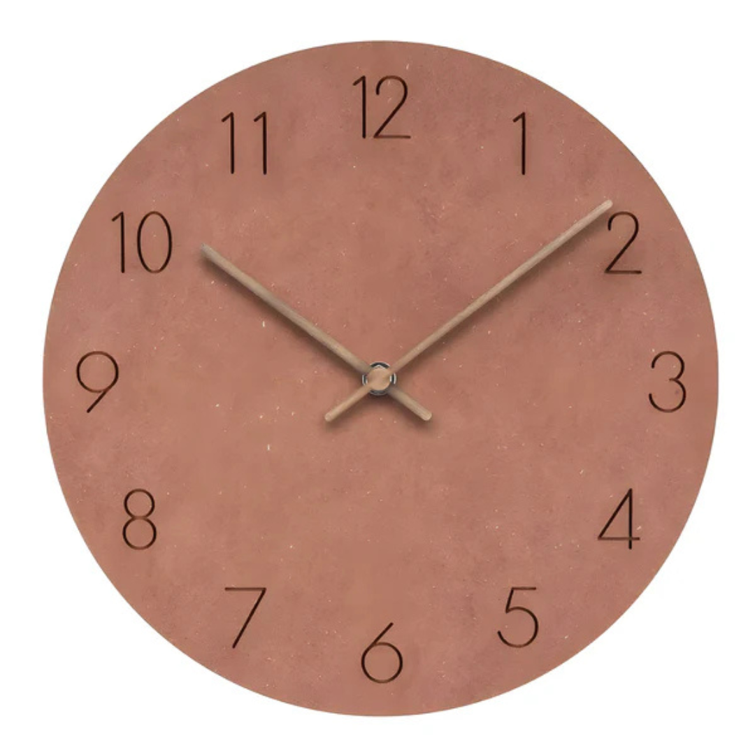 NaturTakt: Orologio da parete in legno elegante e silenzioso – per camera da letto e ufficio