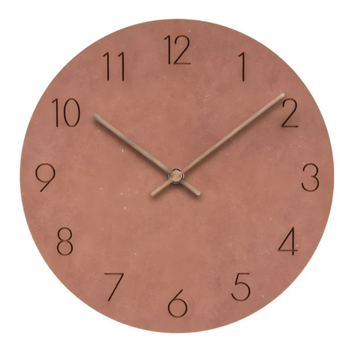 NaturTakt: Orologio da parete in legno elegante e silenzioso – per camera da letto e ufficio