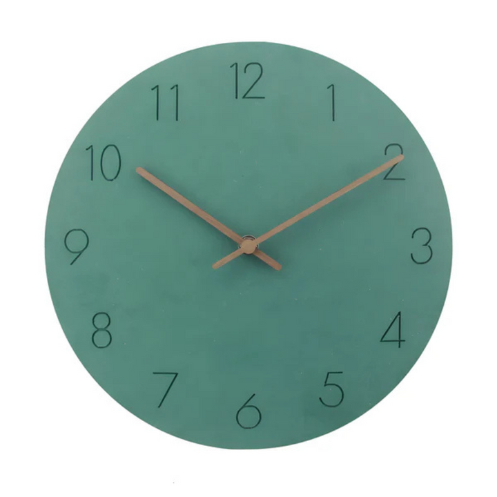 NaturTakt: Orologio da parete in legno elegante e silenzioso – per camera da letto e ufficio