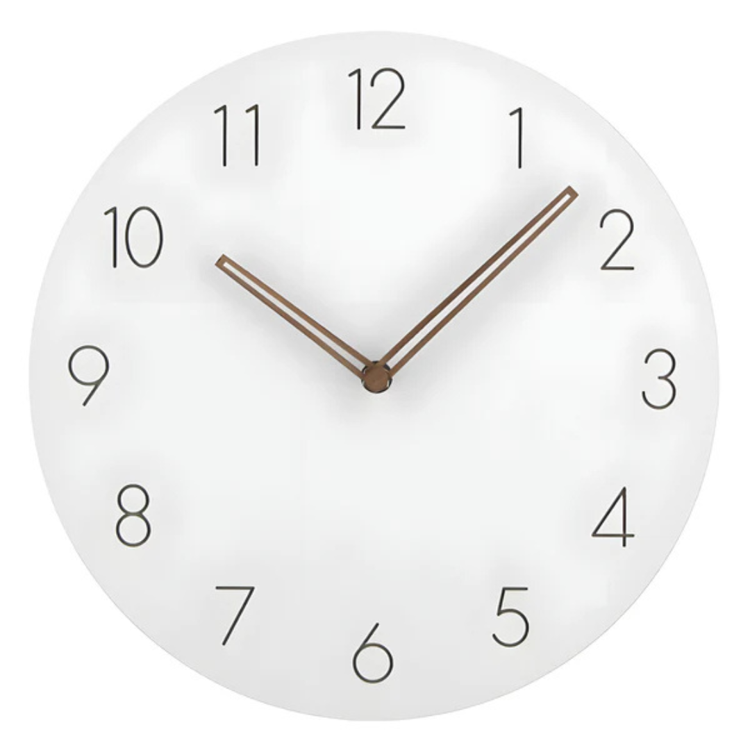 NaturTakt: Orologio da parete in legno elegante e silenzioso – per camera da letto e ufficio