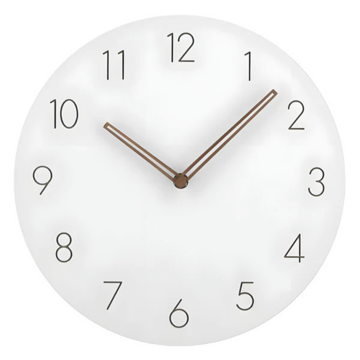 NaturTakt: Orologio da parete in legno elegante e silenzioso – per camera da letto e ufficio