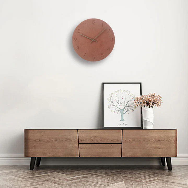 NaturTakt: Orologio da parete in legno elegante e silenzioso – per camera da letto e ufficio