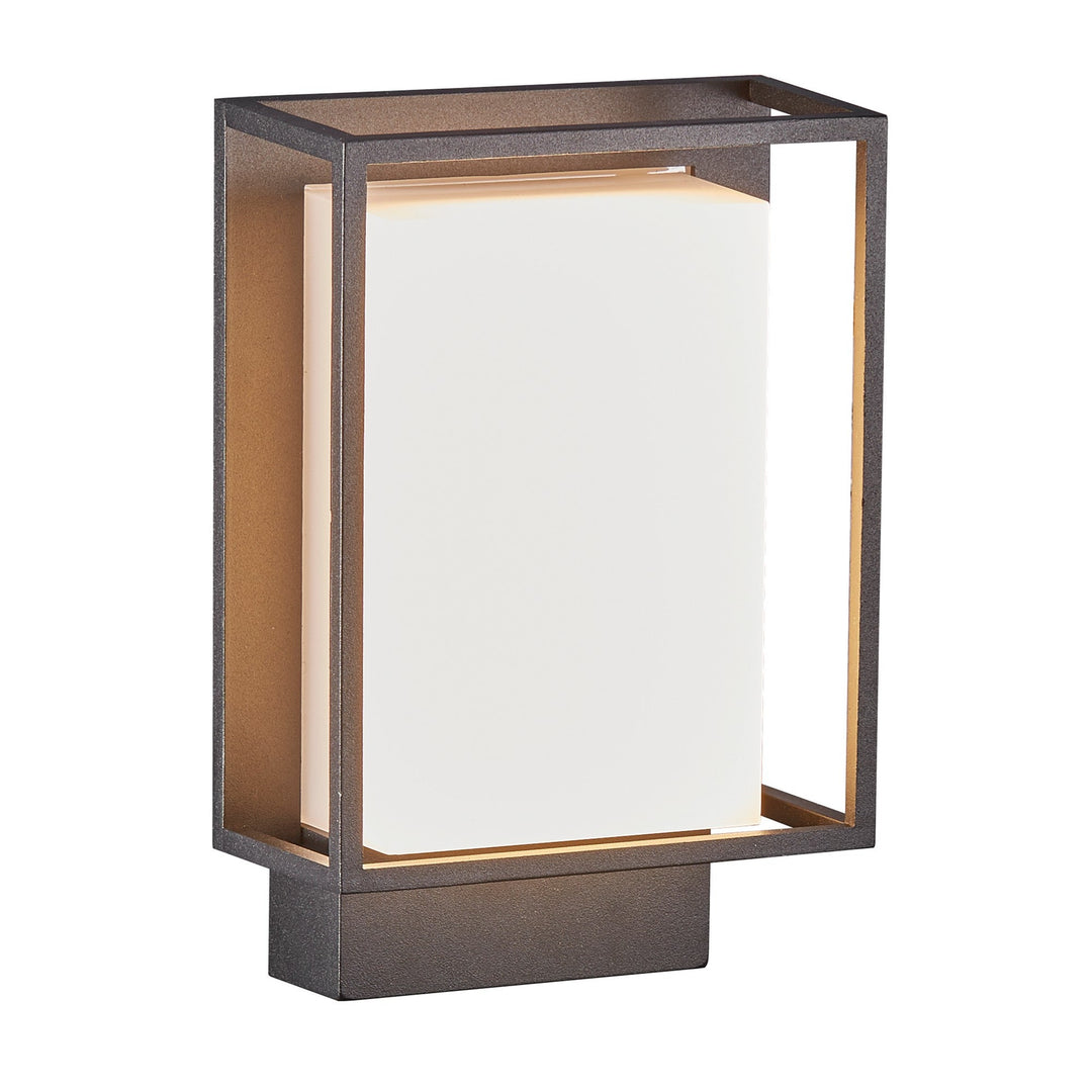 Nestor LED Lampada da Parete Esterna, Nero/Opale