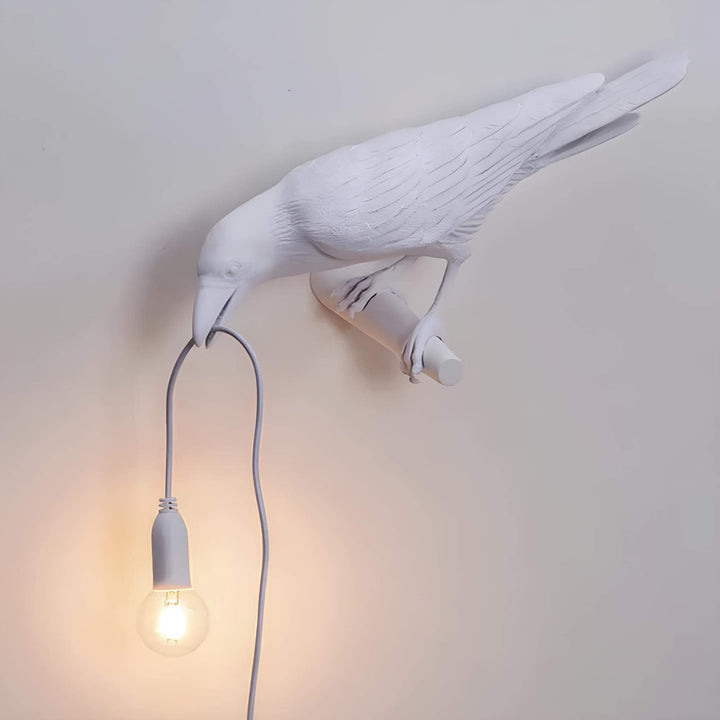 NoirAvi: Applique LED a forma di corvo – Oggetto luminoso decorativo per soggiorno e camera da letto