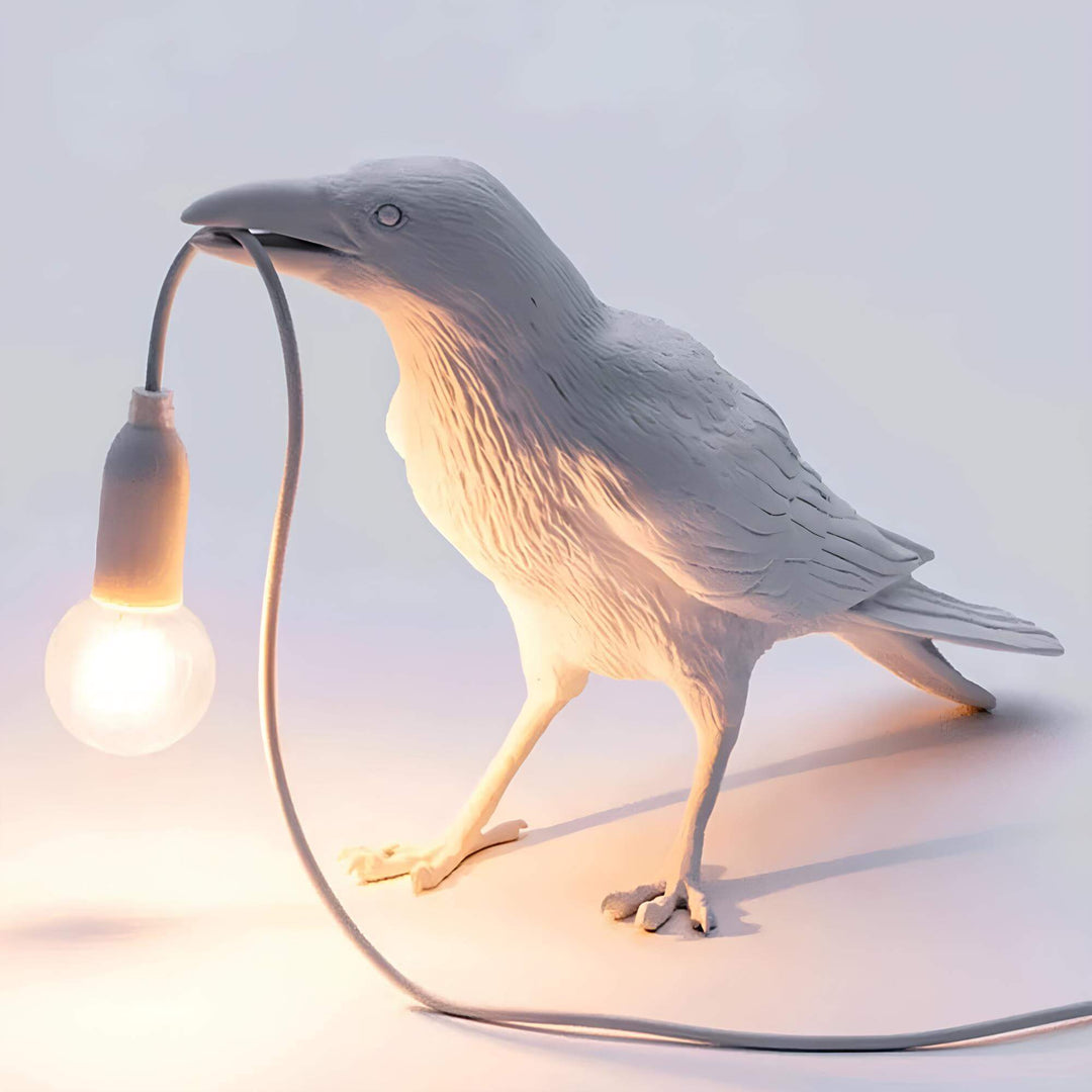 NoirAvi: Applique LED a forma di corvo – Oggetto luminoso decorativo per soggiorno e camera da letto