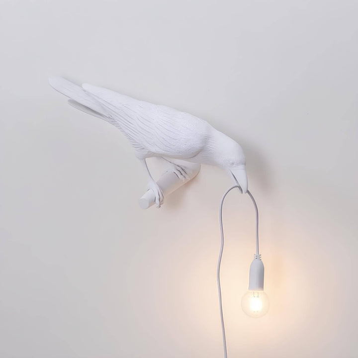 NoirAvi: Applique LED a forma di corvo – Oggetto luminoso decorativo per soggiorno e camera da letto