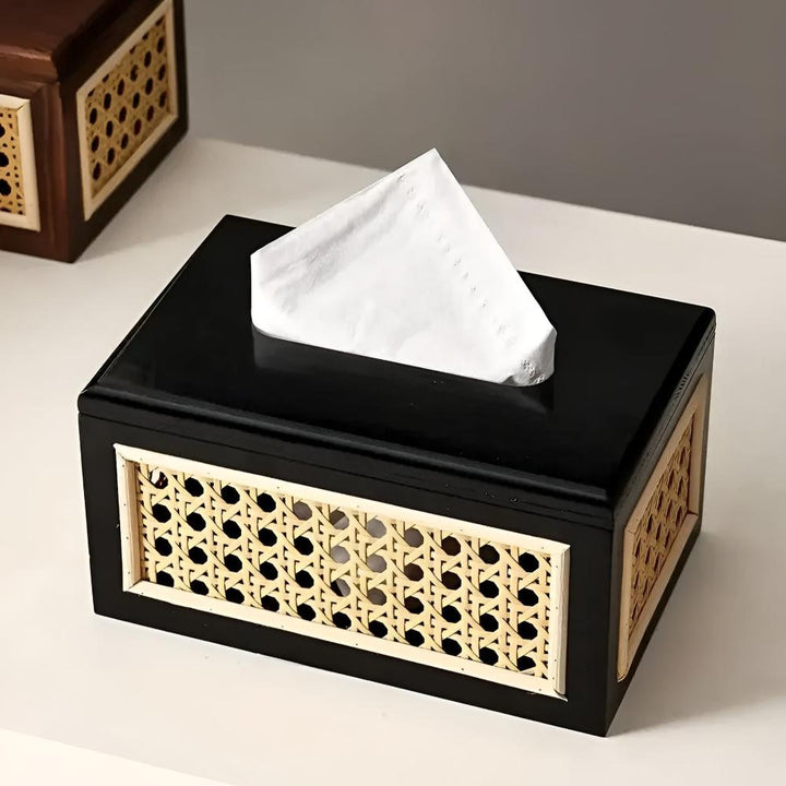 NordAkzent: Scatola per fazzoletti Japandi – moderna, semplice e decorativa per camera da letto e ufficio