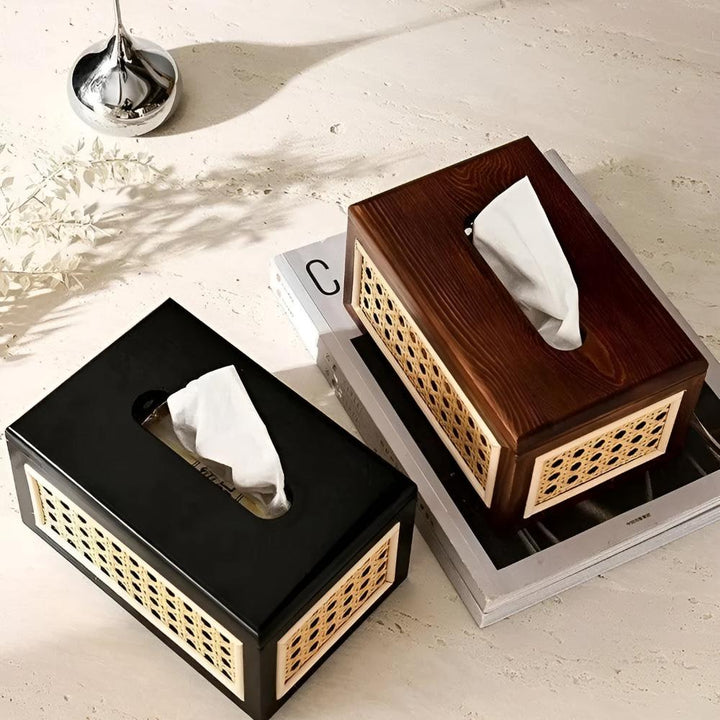 NordAkzent: Scatola per fazzoletti Japandi – moderna, semplice e decorativa per camera da letto e ufficio