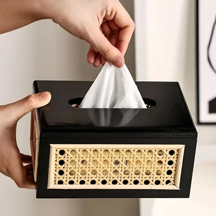 NordAkzent: Scatola per fazzoletti Japandi – moderna, semplice e decorativa per camera da letto e ufficio