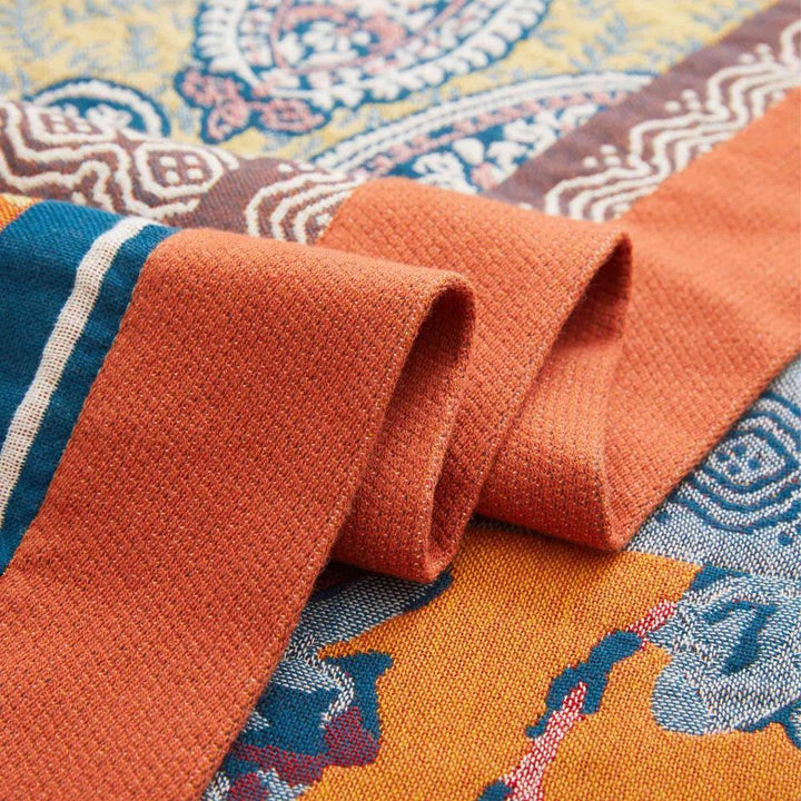 NordCotton: Coperta in cotone traspirante – Coperta morbida per soggiorno e camera da letto
