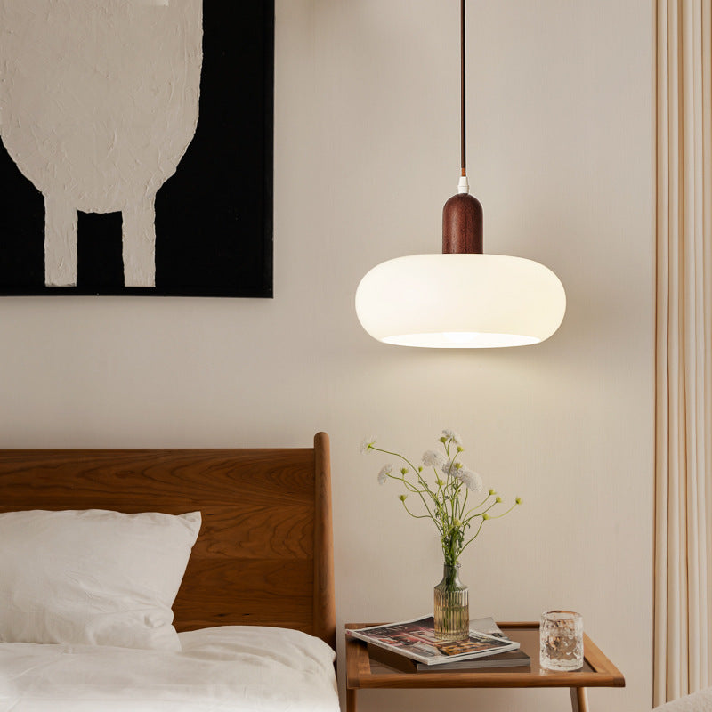 NordCream: Lampada a sospensione LED crema – design scandinavo e luce