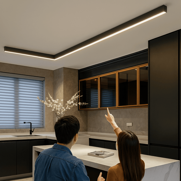 NordGlanz: Lampada da soffitto LED in design scandinavo