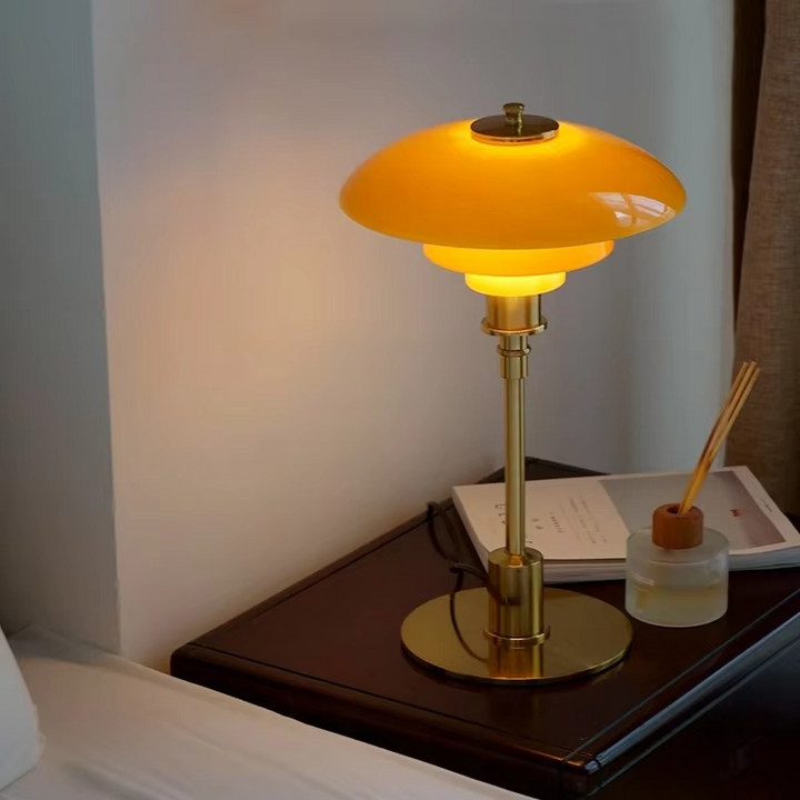 NordLicht: Lampada da Tavolo Design Scandinavo – Lampada LED Moderna per Soggiorno &amp; Ufficio