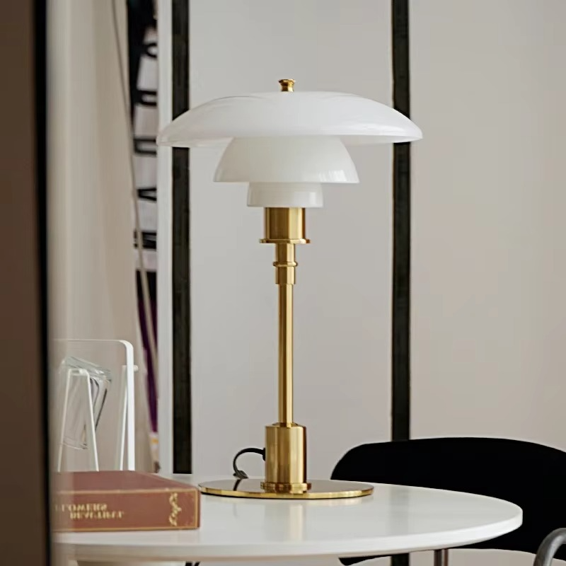 NordLicht: Lampada da Tavolo Design Scandinavo – Lampada LED Moderna per Soggiorno &amp; Ufficio