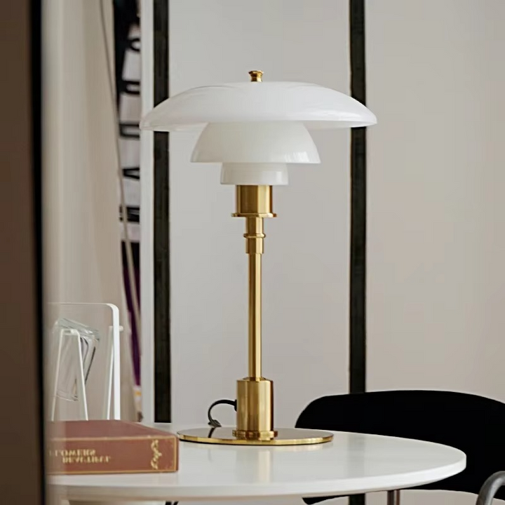 NordLicht: Lampada da Tavolo Design Scandinavo – Lampada LED Moderna per Soggiorno &amp; Ufficio