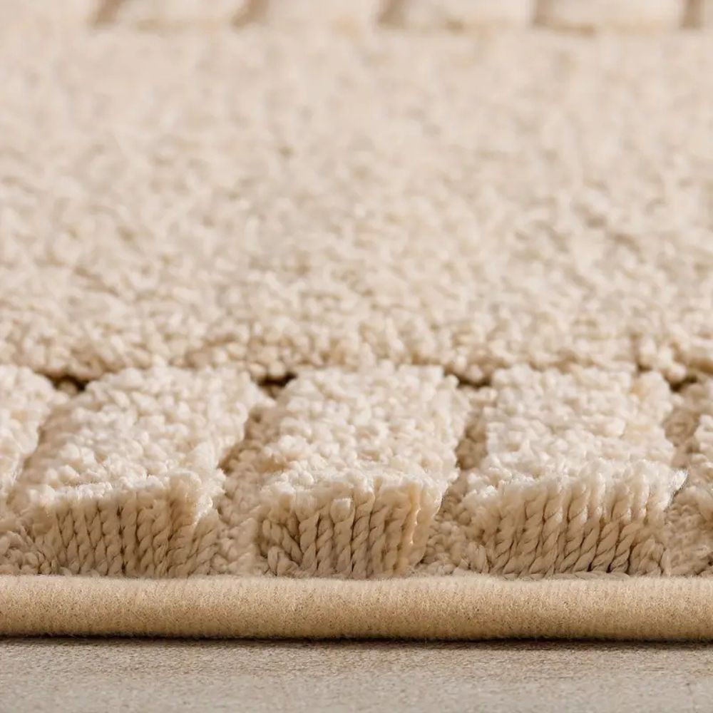 NordLinen: Tappetino da Bagno Antiscivolo in Design a Strisce – Morbido, Assorbente e Lavabile