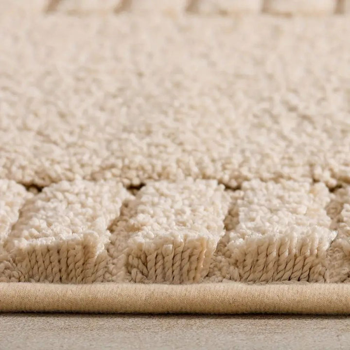 NordLinen: Tappetino da Bagno Antiscivolo in Design a Strisce – Morbido, Assorbente e Lavabile