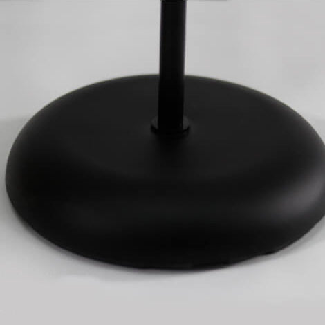 NordSäule: Lampada da terra moderna con paralume in carta di cotone e telaio in metallo, 2 fiamme LED – ideale per soggiorni e stanze di lettura